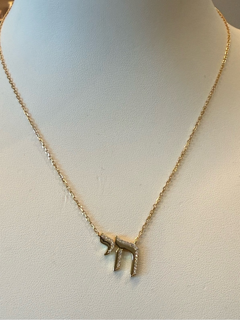 Sterling Silver Gold plate C’hai necklace